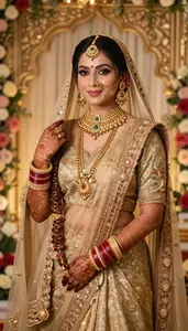 Elegant Indian Bride In Bridal Wear