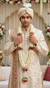 Embroidered Kurta Indian Wedding Wear
