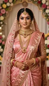 Indian Bride In Ceremonial Bridal Wear
