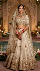 Indian Bride Ornate Designer Lehenga