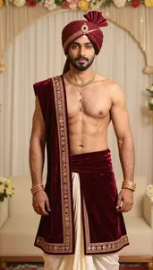 Indian Groom In Wedding Dhoti