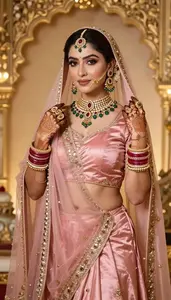 Luxury Bridal Wear Indian Bride Portrait