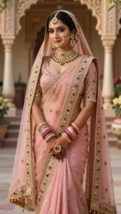 Ornate Bridal Elaborate Bridal Saree
