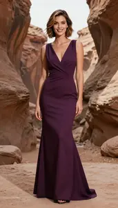 Plum Formal Dress Glamour
