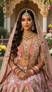 Radiant Bride Ceremonial Bridal Wear Portrait