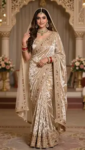 Radiant Bride Designer Bridal Saree Portrait