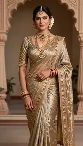 Regal In Traditional Indian Saree