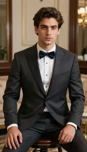 Stunning Man In Tailored Suit
