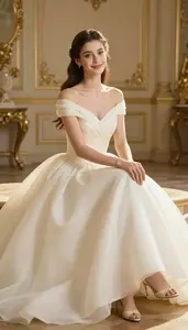 Stunning Woman In Princess Gown