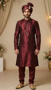 Traditional Indian Silk Kurta