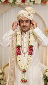 West Indian Man Dhoti Kurta