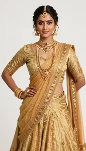Woman In Late 20s Wearing Indian Ethnic Dress
