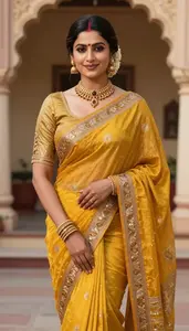 Woman In 50s Regal Indian Woman