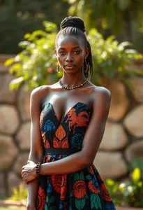 African Couture Dress