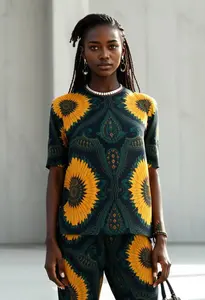 African Print Suit Woman