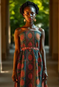 African Print Traditional Dress