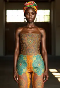 African Suit Woman