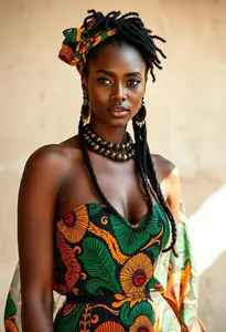 African Themed Party Outfit
