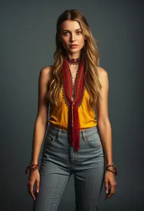 60s Hippie Fashion Woman