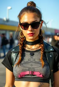 90s Mall Goth Outfit