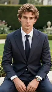Man In Late 20s Man In Designer Suit