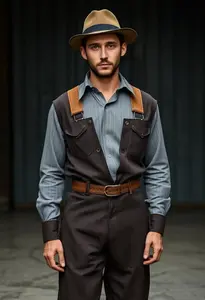 1930s Man Work Clothes