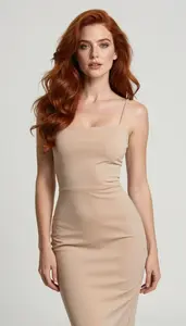 Nude Cocktail Dress Glamour