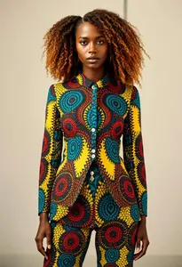 African Print Suit Woman