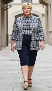 Plus Size Curve Celebrating Puff Sleeve Blouse