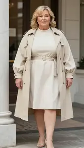 Body Positive Plus Size Bubble Dress With Volume