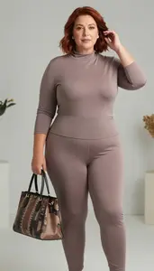 Confident Plus Size Leggings With Tummy Control