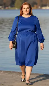 Curvy Plus Size Bubble Dress With Volume