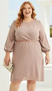 Plus Size Bubble Dress With Volume Studio Fashion