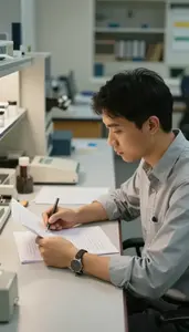 Academic Evaluating Essays On A In A School Library Reading Area At Professional
