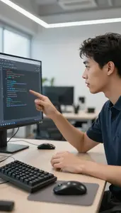 Backend Developer Deploying Applications Using Command In A Product Design