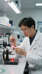 Condensed Matter Physicist Experimenting With Optical Lenses A Quantum Physics