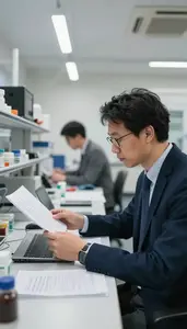 Linguist Analyzing Language Patterns In In An Economics Modeling Office At Work