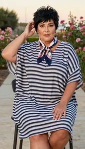 Plus Size Kaftan Style Dress For A Beach Occasion Nature Photo
