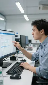 Scrum Master Analyzing User Behavior Data In An Artificial Intelligence Research