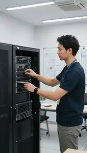 Seo Specialist Configuring Server Infrastructure In In A Software Engineering