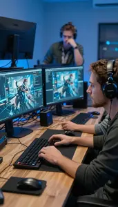 Seo Specialist Facilitating A Sprint Planning In A Gaming Development Studio