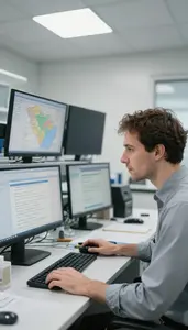 Sociologist Analyzing Language Patterns In In A Geographical Field Study Site