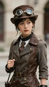 Steampunk Time Traveler