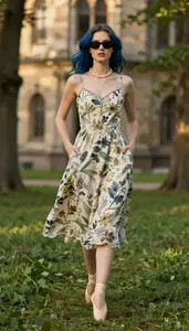 Best Botanical Print Dress For Women Elegant