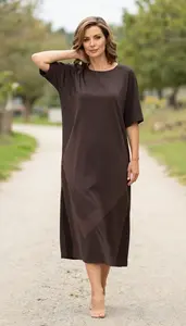 Editorial Tunic Dress Caucasian Woman Woman Fashion