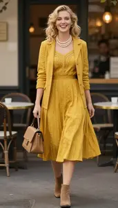 Germanic Woman Woman Balanced Proportions Vintage Inspired Dress
