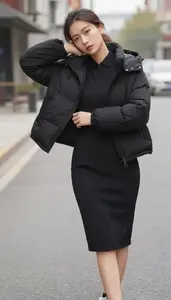 Trend Forward Black Golf Dress