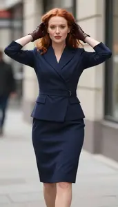Well Dressed Woman In Mid 30s Woman In Modest Work Dress