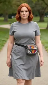Woman In Mid 30s Woman Minimalist Outfit Golf Dress