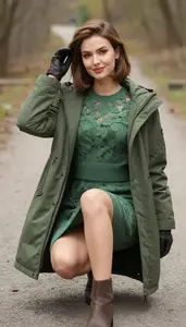 Womens Cropped Sweater Dress Glamorous Style